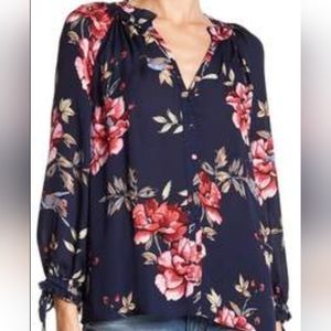 Joie corsen silk top blouse XS